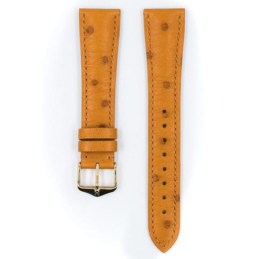 ŘEMÍNEK HIRSCH MASSAI OSTRICH 1 - MEDOVÝ - STRAPS - ACCESSORIES