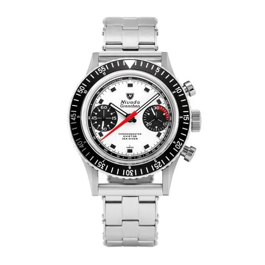 NIVADA GRENCHEN CHRONOMASTER SINGER NEWMAN - INTER. BEZEL - MANUAL - CHRONOMASTER - BRANDS