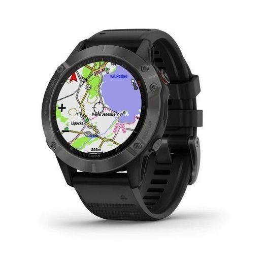 GARMIN FENIX6 PRO SAPPHIRE, GRAY/BLACK BAND (MAP/MUSIC) 010-02158-11 - GARMIN - ZNAČKY