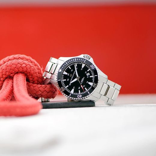 HAMILTON KHAKI NAVY SCUBA AUTO H82335131 - KHAKI NAVY - BRANDS