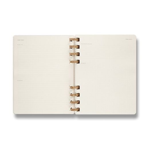 DIÁŘ MOLESKINE SPIRAL ACADEMIC 2023 SVĚTLE ŠEDÝ - TÝDENNÍ/MĚSÍČNÍ - TVRDÉ DESKY - XL 1206/5730319 - DIARIES AND NOTEBOOKS - ACCESSORIES