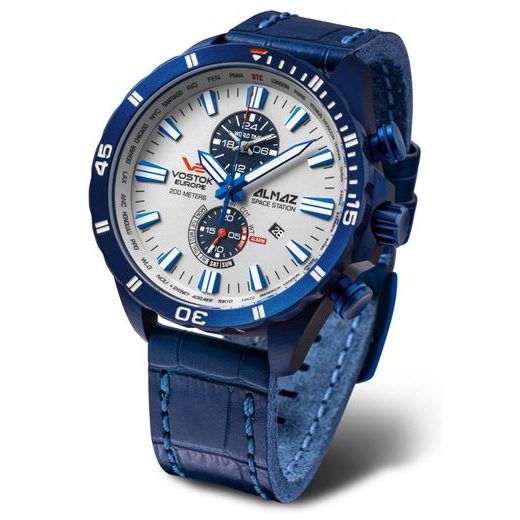 VOSTOK EUROPE ALMAZ MULTIFUNCTIONAL LINE YM8J-320D657 - ALMAZ SPACE STATION - ZNAČKY