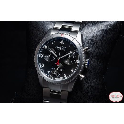 ALPINA STARTIMER PILOT QUARTZ CHRONOGRAPH BIG DATE AL-372BW4S26B - STARTIMER PILOT CHRONOGRAPH - BRANDS