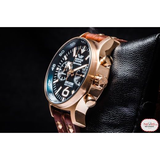 VOSTOK EUROPE EXPEDITON NORTH POLE-1 CHRONO LINE 6S21-595B645 - EXPEDITION NORTH POLE - ZNAČKY