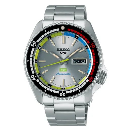 SEIKO 5 SPORTS SRPL33K1 X HUF LIMITED EDITION - SEIKO 5 SPORTS 2019 - MĂRCI
