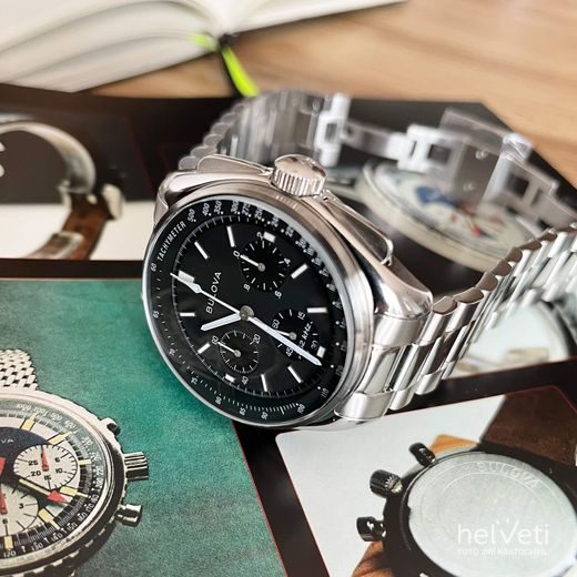 BULOVA 96K111 LUNAR PILOT CHRONOGRAPH WATCH - ARCHIVE SERIES - BRANDS