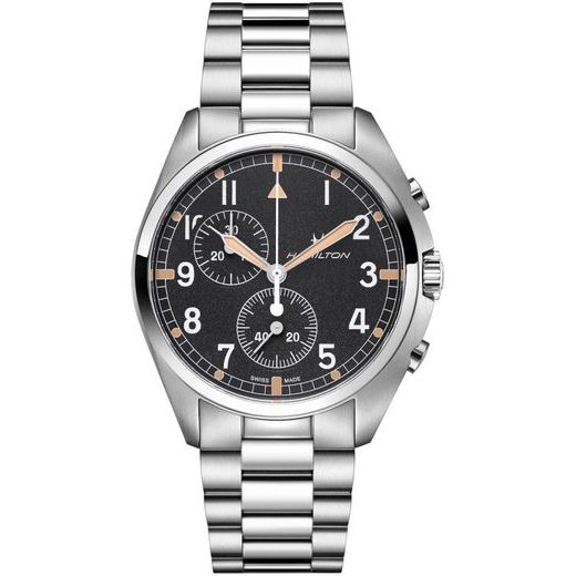 HAMILTON KHAKI AVIATION PILOT PIONEER CHRONO QUARTZ H76522131 - KHAKI AVIATION - BRANDS