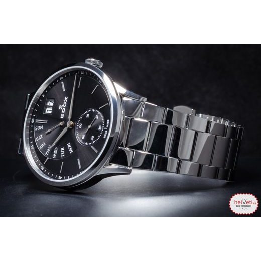 EDOX LES VAUBERTS DAY RETROGRADE 34500-3M-NIN - LES VAUBERTS - ZNAČKY