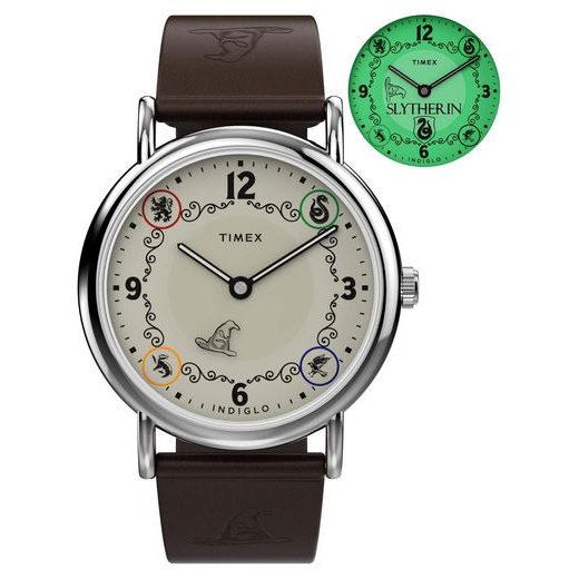 TIMEX WEEKENDER HARRY POTTER SLYTHERIN HOUSE TW2Y76400QY - TIMEX - ZNAČKY