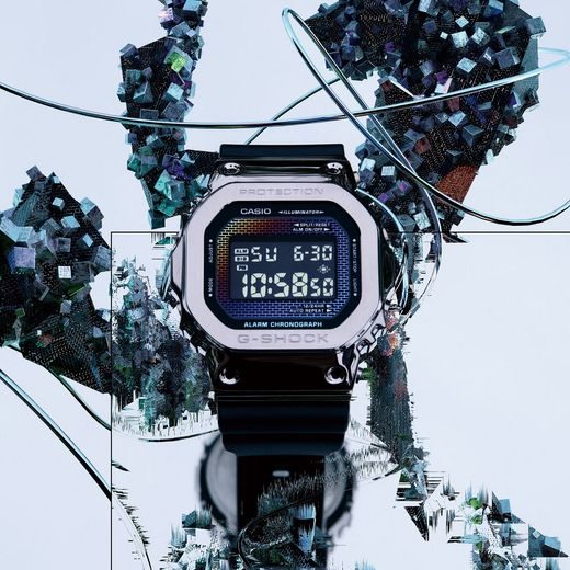 CASIO G-SHOCK GM-5600RW-1ER RAINBOW BRICK WALL SERIES - G-SHOCK - BRANDS