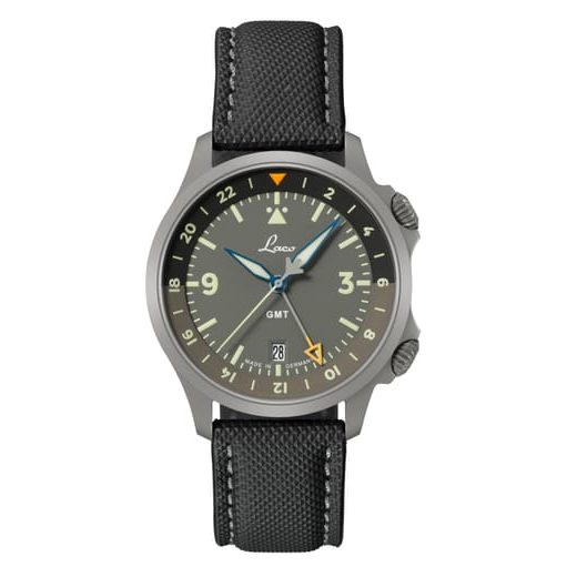 LACO FLIEGER FRANKFURT 40 GMT GRAU - PILOT SPECIAL MODELS - ZNAČKY