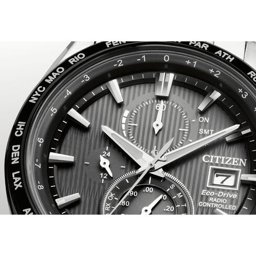 CITIZEN RADIO CONTROLLED CHRONO TITANIUM AT8154-82E - SUPER TITANIUM - ZNAČKY