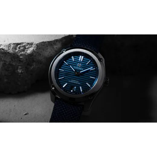 FORMEX ESSENCE THIRTYNINE AUTOMATIC COSC BLUE 0339.1.6631.101 - ESSENCE - ZNAČKY