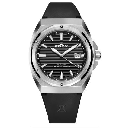 EDOX DELFIN THE ORIGINAL 1973 DATE - GENTS 53032-3CA-NIN - DELFIN - ROBNE MARKE