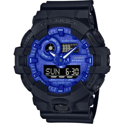 CASIO G-SHOCK GA-700BP-1AER BLUE PAISLEY SERIES - G-SHOCK - BRANDS