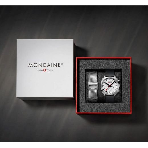 MONDAINE SQUAR CHRONO MSL.41410.LBV.SET - SQUAR - ZNAČKY