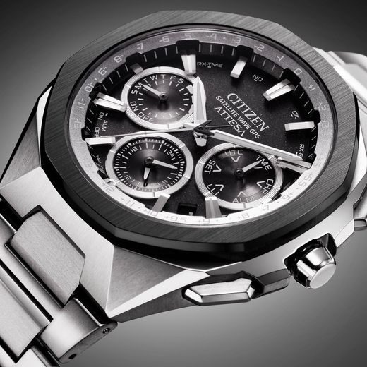 CITIZEN ATTESA SPACESHIP SATELLITE WAVE GPS CC4104-53E - SUPER TITANIUM - ZNAČKY