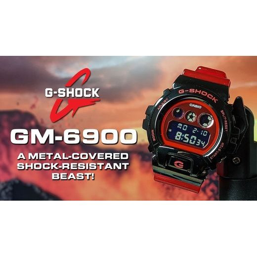 CASIO G-SHOCK GM-6900B-4ER METAL BEZEL 6900 SERIES 25TH ANNIVERSARY - G-SHOCK - BRANDS