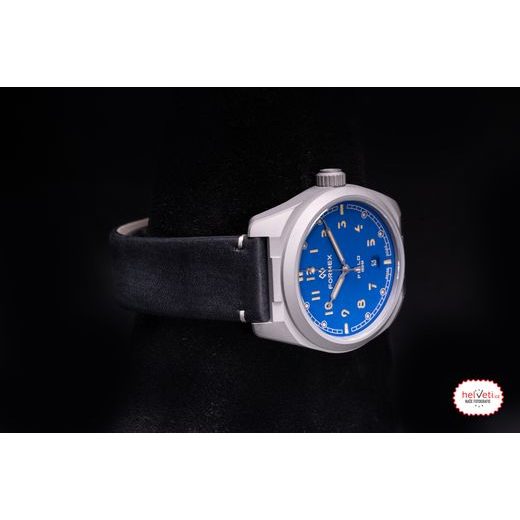 FORMEX FIELD AUTOMATIC EARTH BLUE LIMITED SERIES BLACK LEATHER STRAP 0660.1.6539.711 - FIELD AUTOMATIC - ZNAČKY