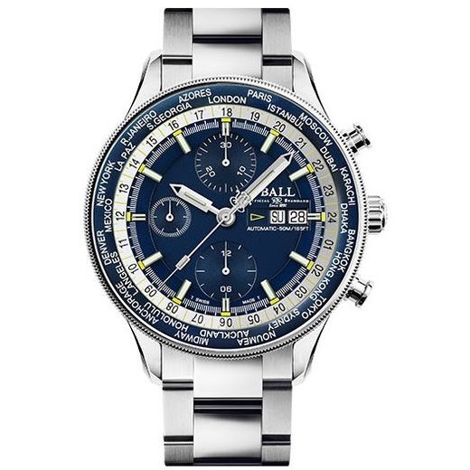 BALL ENGINEER II NAVIGATOR WORLD TIME CHRONOGRAPH CM3388D-S-BE - ENGINEER II - BRANDS