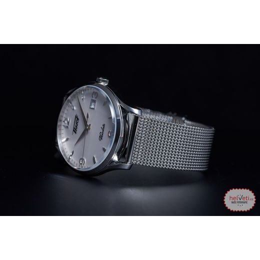 Tissot heritage visodate on sale mesh