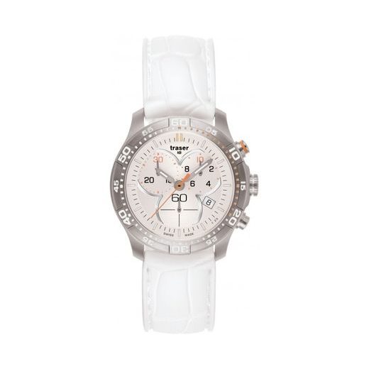 TRASER LADYTIME CHRONOGRAPH SILVER SILIKON - TRASER - ZNAČKY