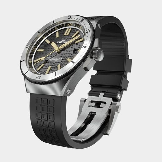 FORTIS MARINEMASTER M-44 BLACK RESIN COSC F8120017 - MARINEMASTER - BRANDS