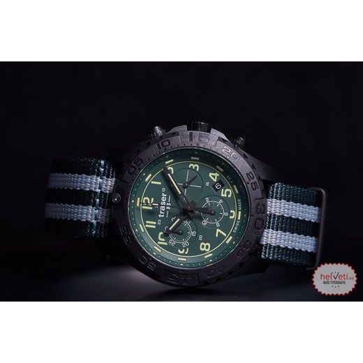 TRASER P96 OUTDOOR PIONEER EVOLUTION CHRONO GREEN NATO - SPORT - ZNAČKY