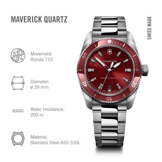 VICTORINOX MAVERICK QUARTZ 242098 - MAVERICK GS - ZNAČKY