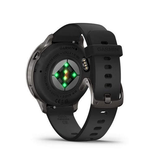 GARMIN VENU® 4 - 41MM SLATE WITH BLACK SILICONE STRAP 010-03013-02 - VENU 4 - BRANDS