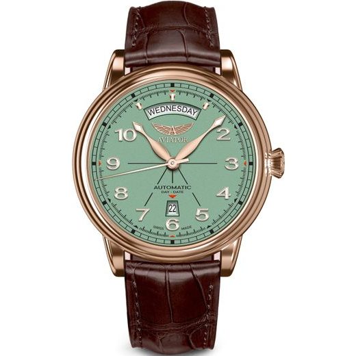 AVIATOR DOUGLAS DAY-DATE 45 AUTOMATIC V.3.44.2.404.4 - DOUGLAS DAY-DATE - BRANDS