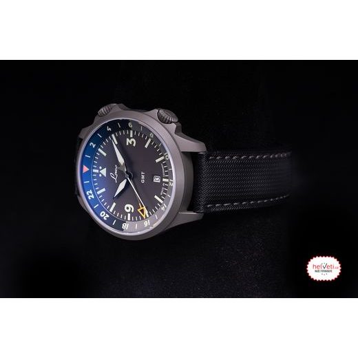 LACO FLIEGER FRANKFURT GMT SCHWARZ - PILOT SPECIAL MODELS - ZNAČKY