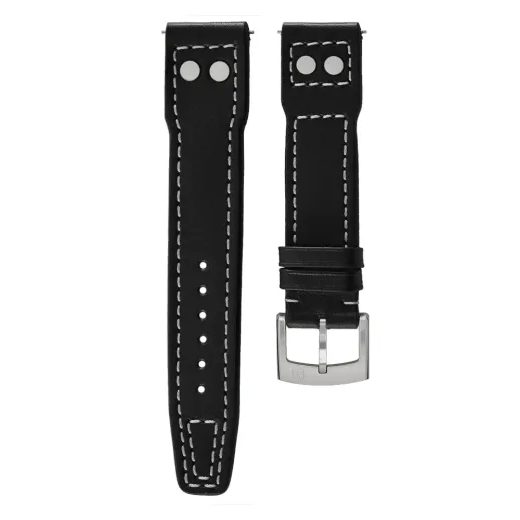 KOŽENÝ ŘEMÍNEK BIATEC PILOT | ČERNÝ - 20 MM - STRAPS - ACCESSORIES