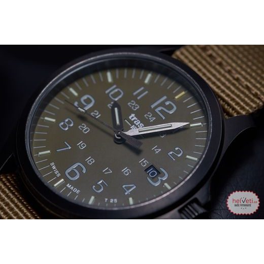 TRASER P67 OFFICER PRO GUNMETAL KHAKI NATO - HERITAGE - BRANDS