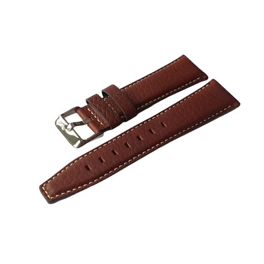 HNĚDÝ KOŽENÝ ŘEMÍNEK VOSTOK EUROPE 23MM PRO MODELY GAZ 14 LIMOUSINE - ŘEMÍNKY - OSTATNÍ