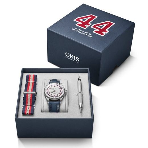 ORIS BIG CROWN POINTER DATE HANK AARON LIMITED EDITION 01 754 7785 4081-SET - BIG CROWN - BRANDS