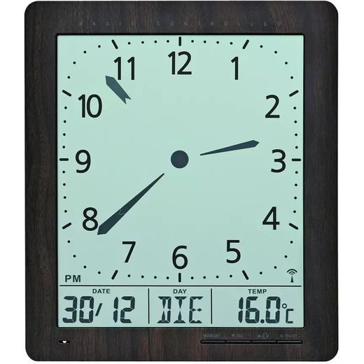 HODINY AMS DESIGN RADIO CONTROLLED 5893 - NÁSTĚNNÉ HODINY - OSTATNÍ