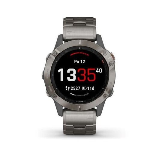 GARMIN FENIX6 PRO SAPPHIRE, TITANIUM/TITANIUM BAND (MAP/MUSIC) 010-02158-23 - GARMIN - ZNAČKY