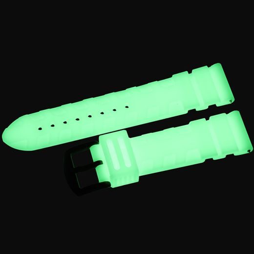 LUMINISCENČNÍ ŘEMÍNEK VOSTOK EUROPE PRO EXPEDITION NORTH POLE - ČERNÁ SPONA - ŘEMÍNKY - OSTATNÍ