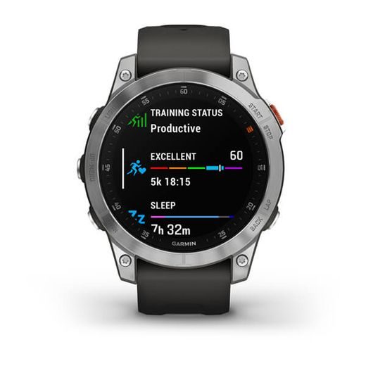 GARMIN EPIX™ 47MM SILVER/ GRAY SILICONE BAND - 010-02582-01 - EPIX - ZNAČKY