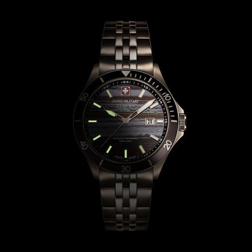 SWISS MILITARY HANOWA FLAGSHIP TIGER IRON SMWGH0008310 - FLAGSHIP - BRANDS