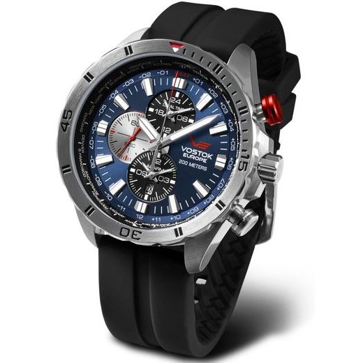 VOSTOK EUROPE ALMAZ MULTIFUNCIONAL LINE YM26-320A652 - ALMAZ SPACE STATION - BRANDS