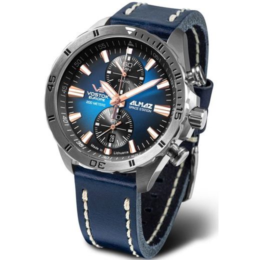 VOSTOK EUROPE ALMAZ CHRONO LINE 6S11-320A675 - ALMAZ SPACE STATION - BRANDS