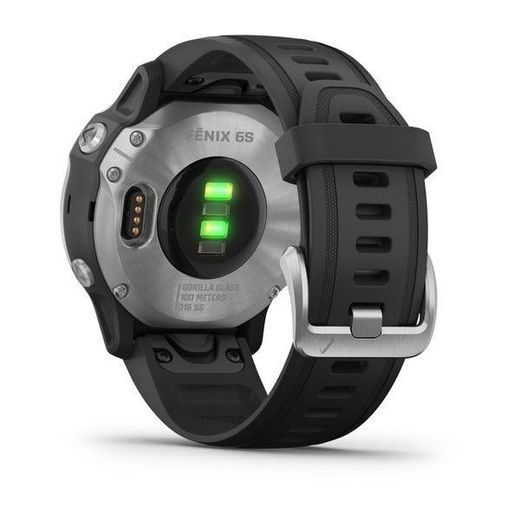 GARMIN FENIX6S GLASS SILVER/BLACK BAND 010-02159-01 - GARMIN - ZNAČKY