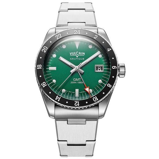 VULCAIN SKINDIVER GMT - GREEN - SKINDIVER NAUTIQUE - ZNAČKY