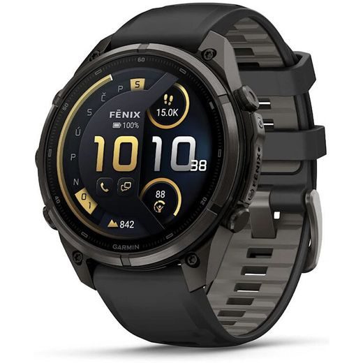 GARMIN FENIX® 9 PRO INREACH - 47 MM, CARBON GRAY DLC BLACK/PEBBLE 010-04336-11 - FENIX 9 PRO INREACH - ROBNE MARKE