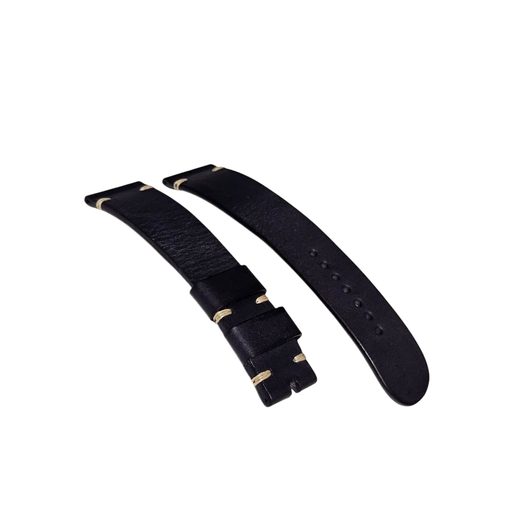LEATHER STRAP XL FOR H02 - BLACK/NO BUCKLE - STRAPS - ACCESSORIES