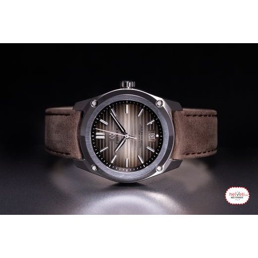 FORMEX ESSENCE THIRTYNINE AUTOMATIC CHRONOMETER DEGRADE BROWN NAPA LEATHER STRAP 0333.1.6624.722 - ESSENCE - ZNAČKY