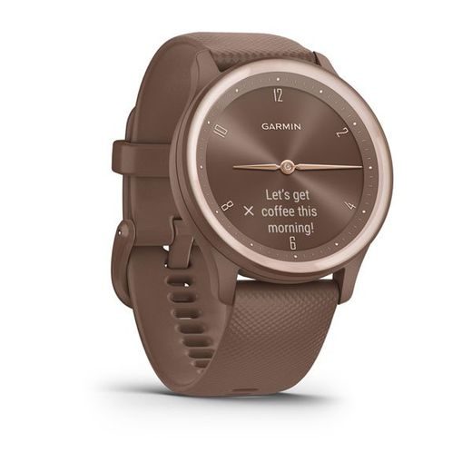 GARMIN VÍVOMOVE SPORT PEACH GOLD/COCOA SILICONE BAND - 010-02566-02 - VIVOMOVE SPORT - ZNAČKY