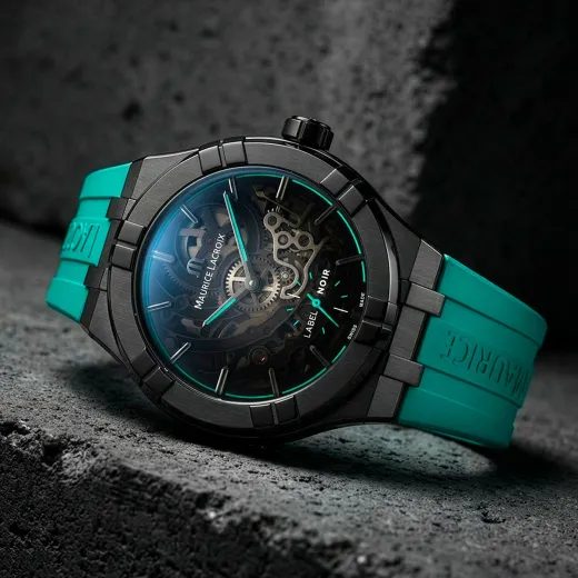 MAURICE LACROIX AIKON AUTOMATIC SKELETON LABEL NOIR LIMITED EDITION AI6028-DLB0B-030-H - AIKON - ZNAČKY